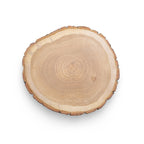 Alder wood serving board with a natural live edge